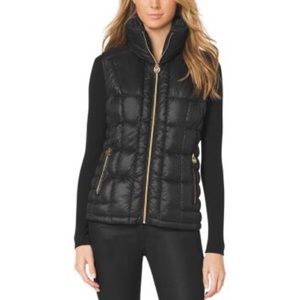 Michael Kors black puffer vest